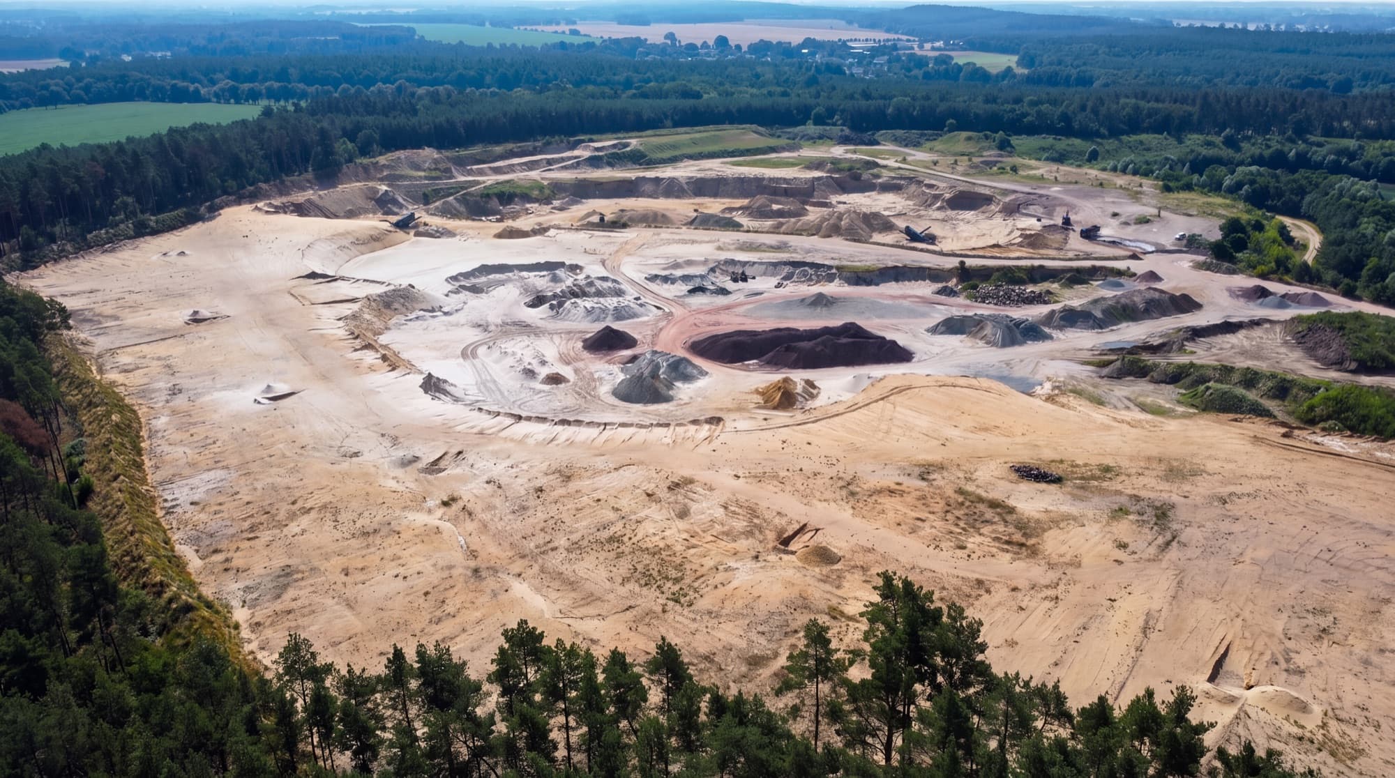 Baustelle im Einsatzgebiet
